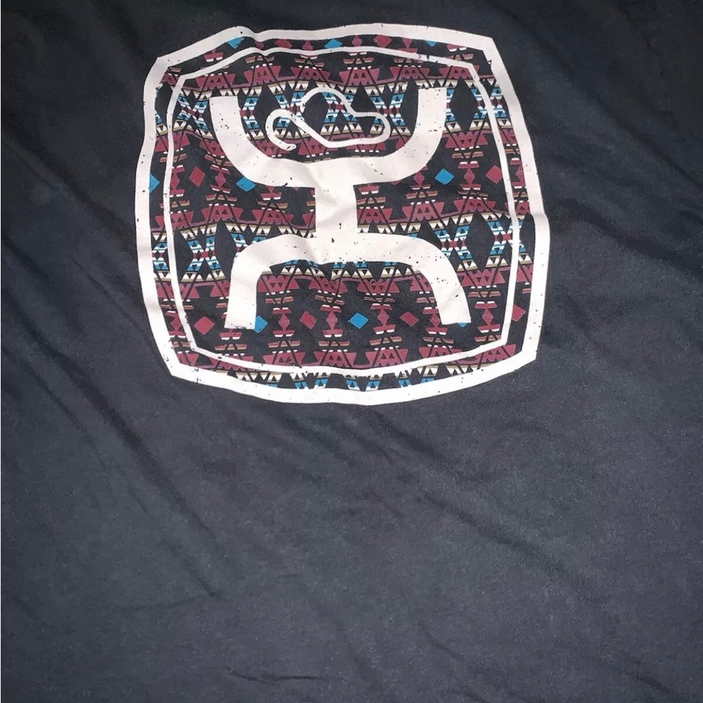Hooey T Shirt Mens Large Black Short Sleeve Logo Cotton Casual